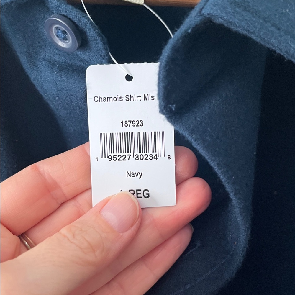 LL Bean chamois shirt men’s large - Picture 3 of 3